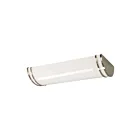 Plafonnier linéaire LED, température CCT au choix Nuvo Lighting 62-1639 26W nickel brossé