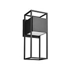 Lanterne murale LED grand format Nuvo Lighting Supreme 62-1655 18W noir mat