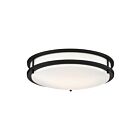 Plafonnier LED, température CCT au choix Nuvo Lighting 62-1736 25W noir mat