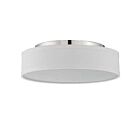 Plafonnier Nuvo Lighting 62-526 1-Lumière Série Heather Nickel Poli