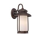 Applique Murale Extérieur Nuvo62-631 LED 1-Lumière Bethany Bronze Acajou