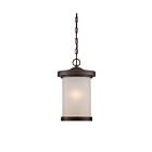 Lanterne Extérieur Nuvo Lighting 62-645 1-Lumière Série Diego Bois d'Acajou