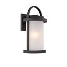 Applique Murale Extérieur Nuvo62-652 LED 1-Lumière Willis Noir Texturé