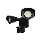Lampe de sécurité à DEL à deux têtes Nuvo Lighting 65-215 20W noir
