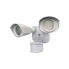 Lampe de sécurité à DEL à deux têtes Nuvo Lighting 65-217 20W blanc