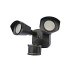 Lampe de sécurité à DEL à deux têtes Nuvo Lighting 65-219 20W bronze