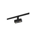 Double Tête de Rail Carré LED Nuvo Lighting TH484 noir 24W