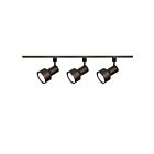 Éclairage Sur Rail Nuvo TK361 3-Lumières Russet Bronze
