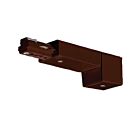 Connecteur Jonction Alimenté Nuvo Lighting TP203 Brun Éclairage sur Rail 