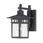 Lanterne murale extrieur Nuvo Lighting 60-4953 1-Lumière Série Cove Neck Textured Black