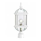 Lampe sur poteau extrieur Nuvo Lighting 60-4974 1-Lumière Série Boxwood Blanc