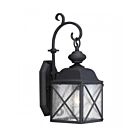 Lanterne murale extrieur Nuvo Lighting 60-5621 1-Lumière Série Wingate Textured Black