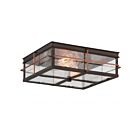Plafonnier Nuvo Lighting 60-5834 1-Lumière Série Howell Bronze