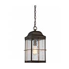 Lanterne suspendue extrieure Nuvo Lighting 60-5836 1-Lumière Série Howell Bronze