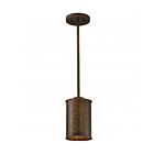 Luminaire Suspendu Nuvo Lighting 60-5892 1-Lumière Série Kettle Laiton patin̩