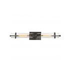 Luminaire de Vanit Nuvo Lighting 60-6382 2-Lumière Série Donzi Noir de fer