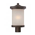Lampe sur poteau extrieur Nuvo Lighting 62-644 1-Lumière Série Willis Textured Black