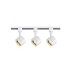 Ensemble éclairage sur rail rond Nuvo Lighting TK403 36w Blanc