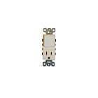 Interrupteur à bascule décoratif unipolaire Ortech 6507 blanc