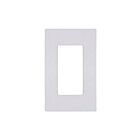 Plaque décorative sans vis pour un dispositif Ortech 8591 blanc