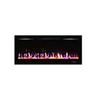 Ortech LEDFP-50 Noir 50" Cheminée électrique Wattage Sélectionnable