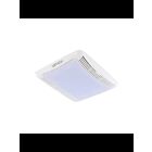 Grille à lumière LED en polymère 8" X 9" pour ventilateurs Micro Compact Ortech ODM-LLG blanc