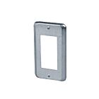 Plaque de couverture de boîte en métal utilitaire One Gang Ortech PLATE-11C10
