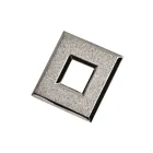 Anneau de garniture carré pour mini lumière d'escalier / de patio Ortech RDT12-3SN nickel satiné