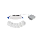 Pack contracteur à panneau mince de 4'' avec température CCT au choix Ortech SLIM4CONT-3CCT 12W (6 pièces)