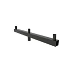 Support corne de bœuf profil bas, 3 tenons avec embouts Eiko PA-3BH-BK