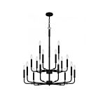 Lustre Abner Quoizel Lighting ABR5132MBK 1080W 18 Lumières Noir mat