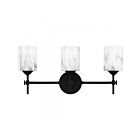 Quoizel Lighting Aria ARI8622MBK 3-Lumières Noir mat 300W Luminaire de vanité