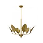 Lustre Bayley Quoizel Lighting BAY5028AB 360W 6 Lumières Laiton vieilli