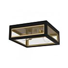 Quoizel Lighting BBN1612MBK 2-Lights Noir mat 120W Bourbon Lanterne d'extérieur