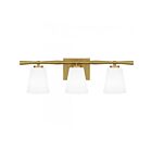 Luminaire de vanité à Brindley Quoizel Lighting BID8623AB 3-Lumières 300W Laiton vieilli