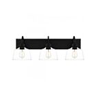 Luminaire de vanité à Blanton Quoizel Lighting BLI8630MBK 3-Lumières 300W Noir mat