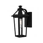 Quoizel Lighting BLV8406MBK 1-Light Noir mat 100W Boulevard Lanterne d'extérieur