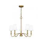 Lustre Beatty Quoizel Lighting BTY5026AB 300W 5 Lumières Laiton vieilli