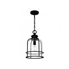 Quoizel Lighting BWE1510EK 1 Lumière Noir de terre 100W Bowles Suspendu