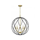 Suspendu Bryn Quoizel Lighting BYN2824AB 300W 5 lumières Laiton vieilli