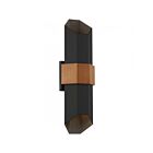 Lanterne d'extérieur Quoizel Lighting CHS8407MBKG Chasm 22W Noir mat or