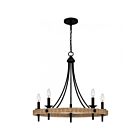 Lustre Catania Quoizel Lighting CNI5026MBK 300W 5 Lumières Noir mat