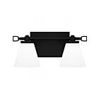 Luminaire de vanité à LED Daniels Quoizel Lighting DNL8613MBK 15W Noir mat