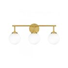 Luminaire de vanité à Eloise Quoizel Lighting ELO8624AB 3-Lumières 180W Laiton vieilli