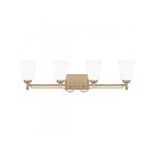 Quoizel Lighting Esther ESR8632BGD 4-Lumières Or bronze 400W Luminaire de vanité
