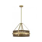 Suspendu Gadsen Quoizel Lighting GDN2820CG 400W 4-Lumières Or Champagne