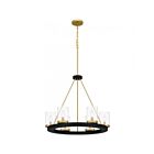 Chandelier Greeley Quoizel Lighting GRL5026MBK 660W 6 lumières Noir mat