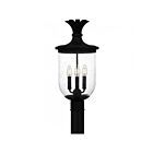Quoizel Lighting HVN9010EK 3 Lumières Noir de terre 180W La Havane Lumière de poteau