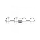 Vanité Hazlett Quoizel Lighting Hzt8631C 400W 4-Lumières Chrome Poli