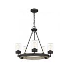 Chandelier Kelleher Quoizel Lighting KEL3525DO 500W 5-Lumières Fer vieilli
